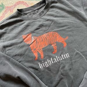 Tiger- Living Fully Co Sweatshirt